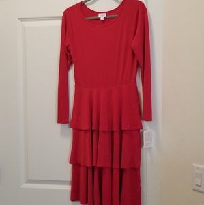 Medium Red Georgia Dress Lularoe